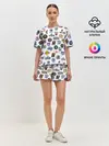 Женская пижама с шортами / NBA Pattern | НБА Паттерн