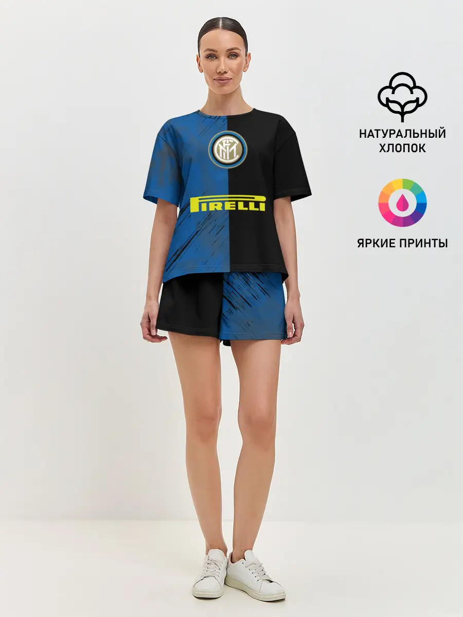 Женская пижама с шортами / Интер