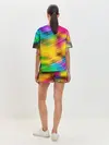 Женская пижама с шортами / Радужный звездопад