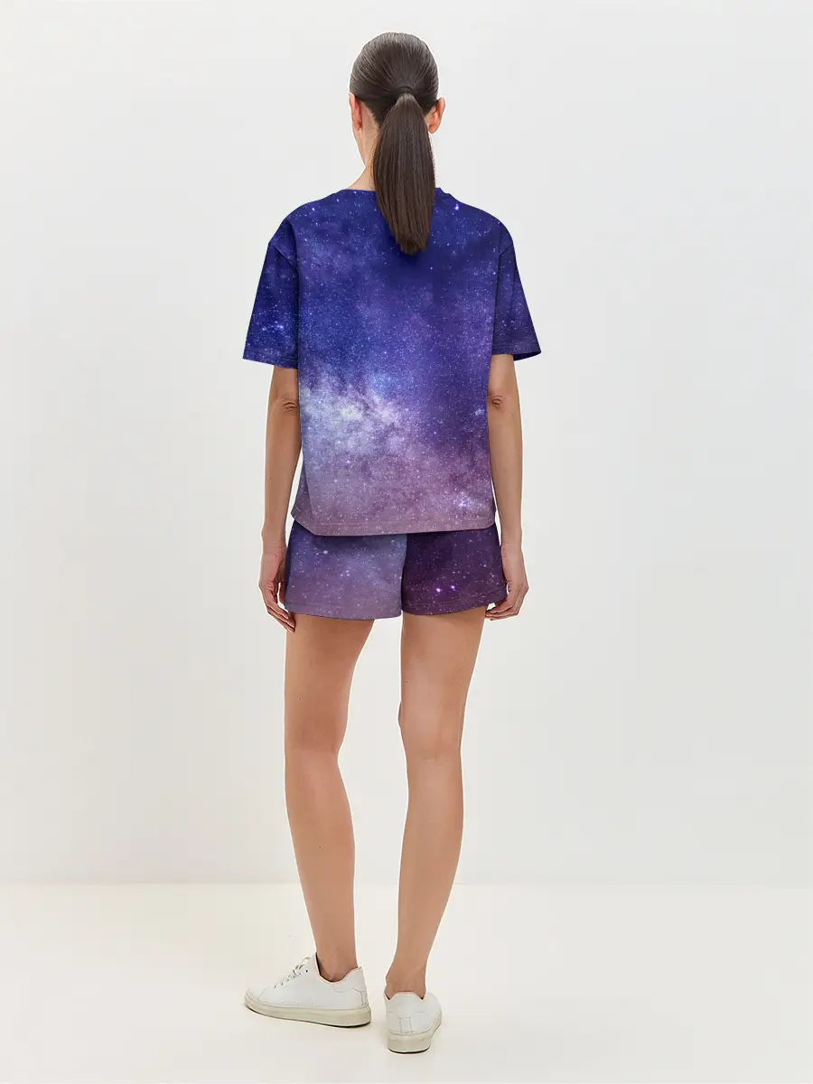 Женская пижама с шортами / ГАЛАКТИКА