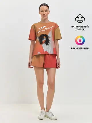Женская пижама с шортами / zivert music