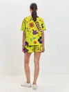 Женская пижама с шортами / Цветочный микс
