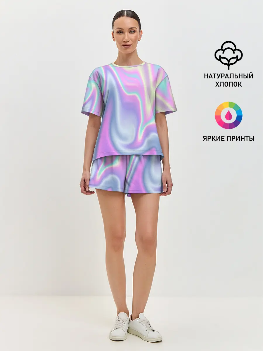 Женская пижама с шортами / Vaporwave