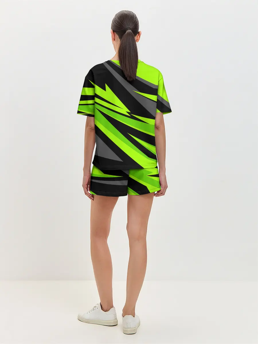 Женская пижама с шортами / Форма для фитнеса