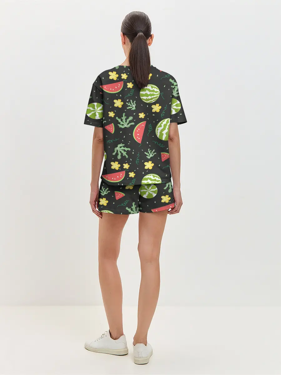 Женская пижама с шортами / Арбузики