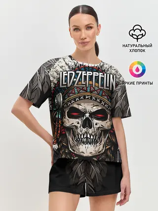 Женская пижама с шортами / Led Zeppelin