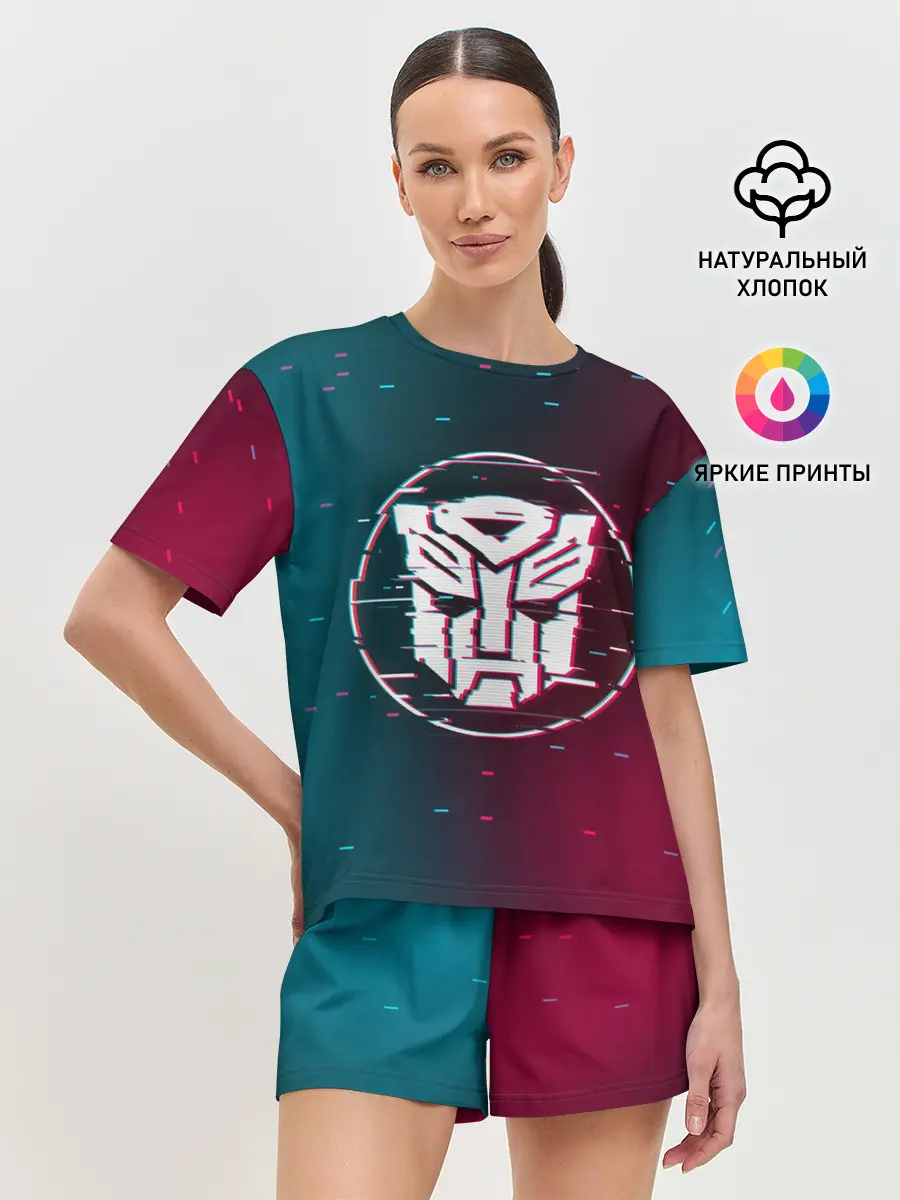 Женская пижама с шортами / ТРАНСФОРМЕРЫ