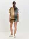 Женская пижама с шортами / Золото и Серебро