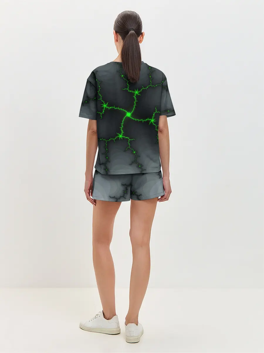 Женская пижама с шортами / ABSTRACT LED