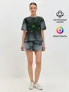 Женская пижама с шортами / ABSTRACT LED