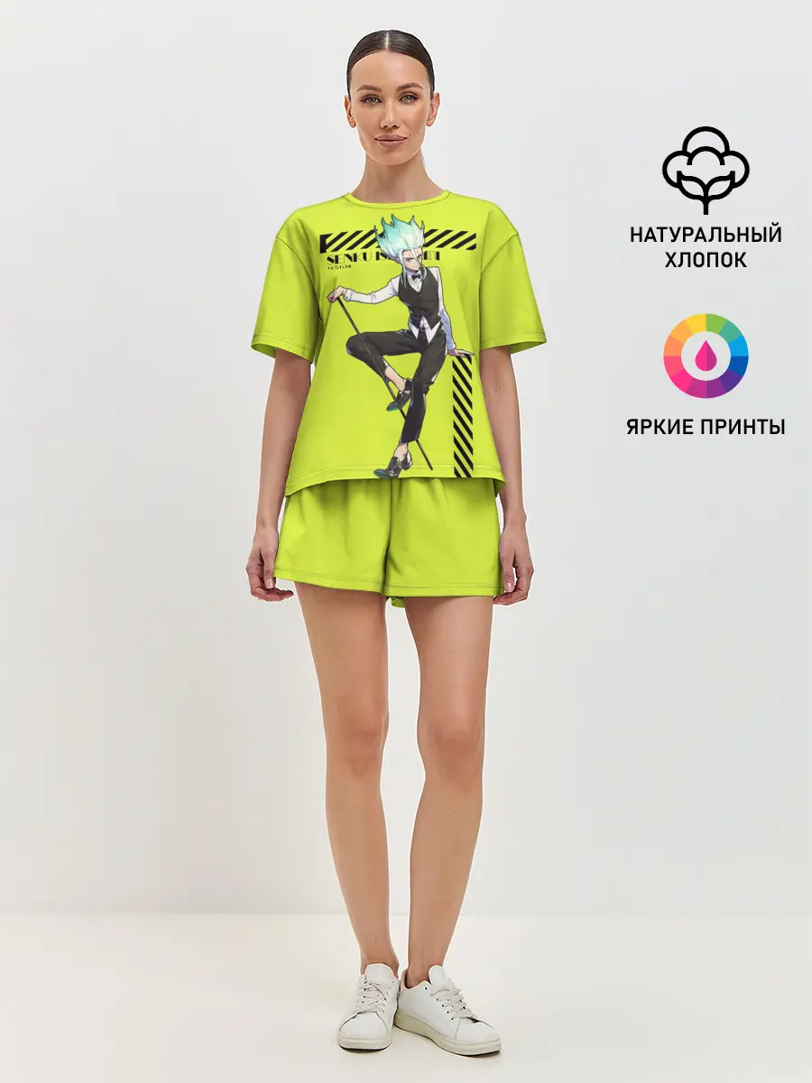 Женская пижама с шортами / Доктор Стоун