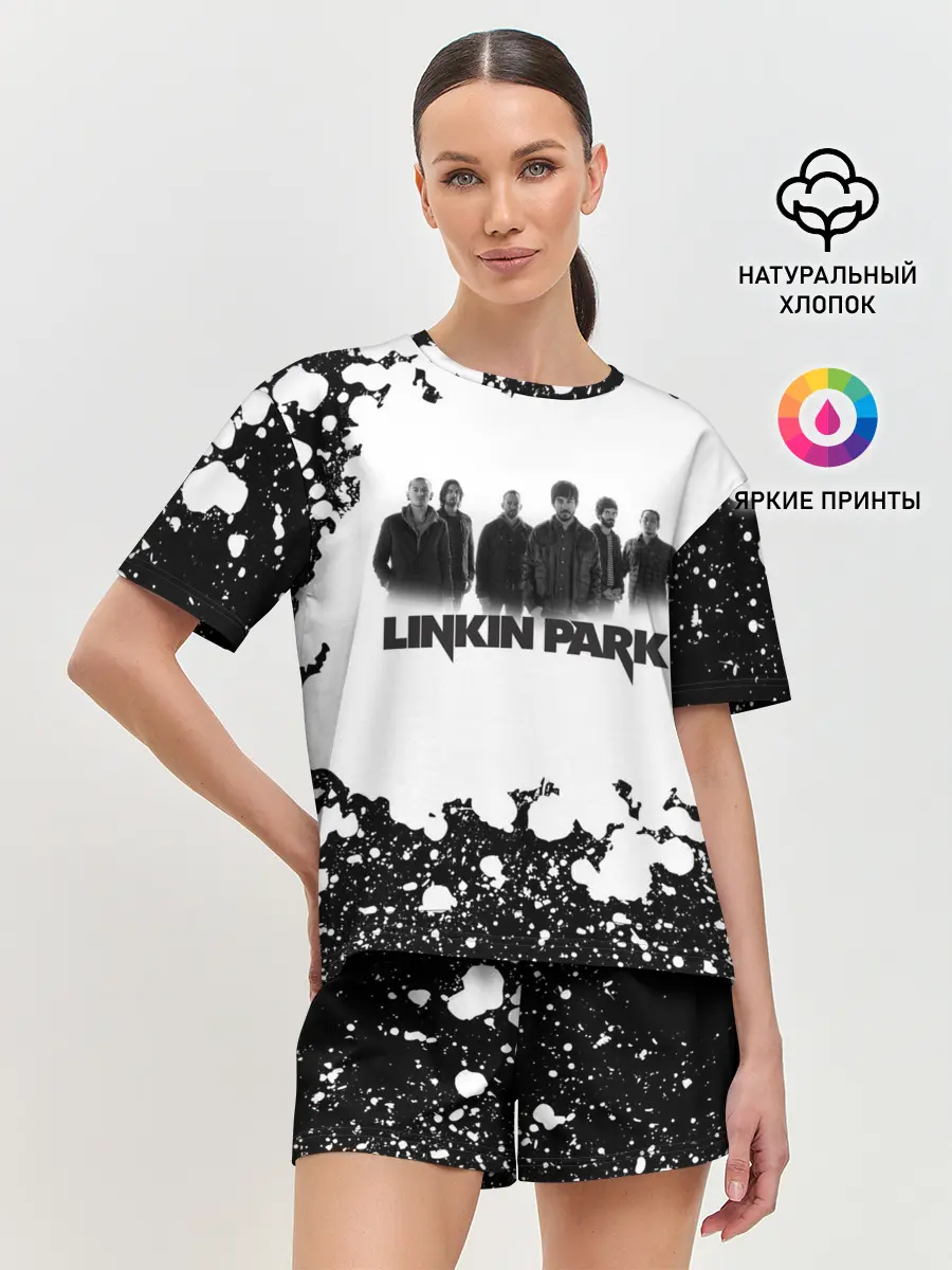 Женская пижама с шортами / LINKIN PARK