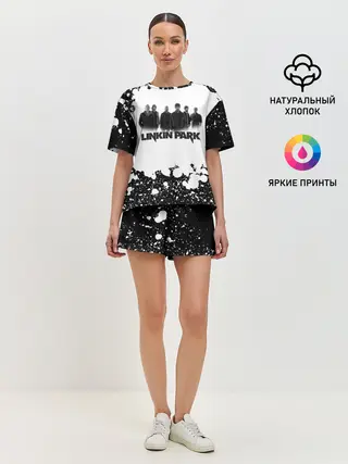 Женская пижама с шортами / LINKIN PARK