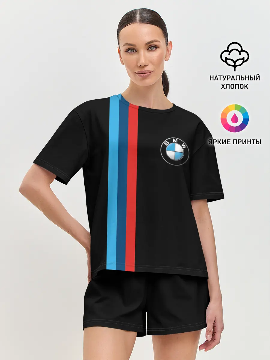 Женская пижама с шортами / BMW | БМВ