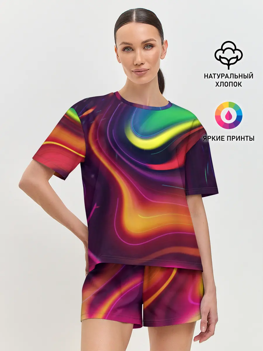 Женская пижама с шортами / Acid Club