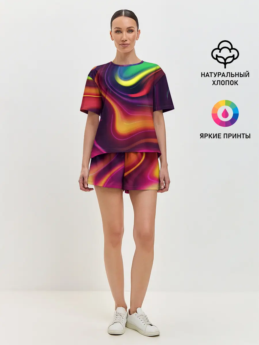 Женская пижама с шортами / Acid Club