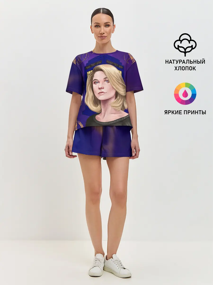 Женская пижама с шортами / ДОКТОР КТО