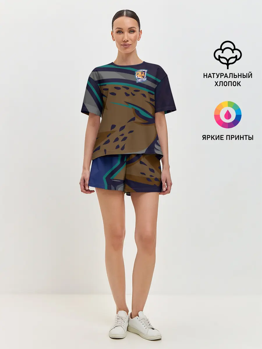 Женская пижама с шортами / Форма Cheetah