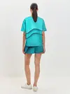 Женская пижама с шортами / Волна