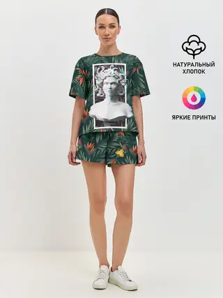 Женская пижама с шортами / Медуза Горгона