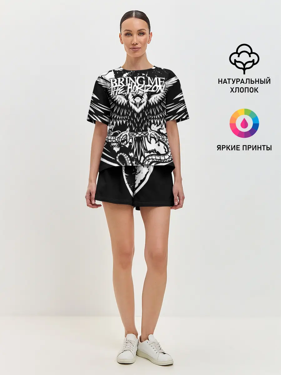 Женская пижама с шортами / Bring Me the Horizon