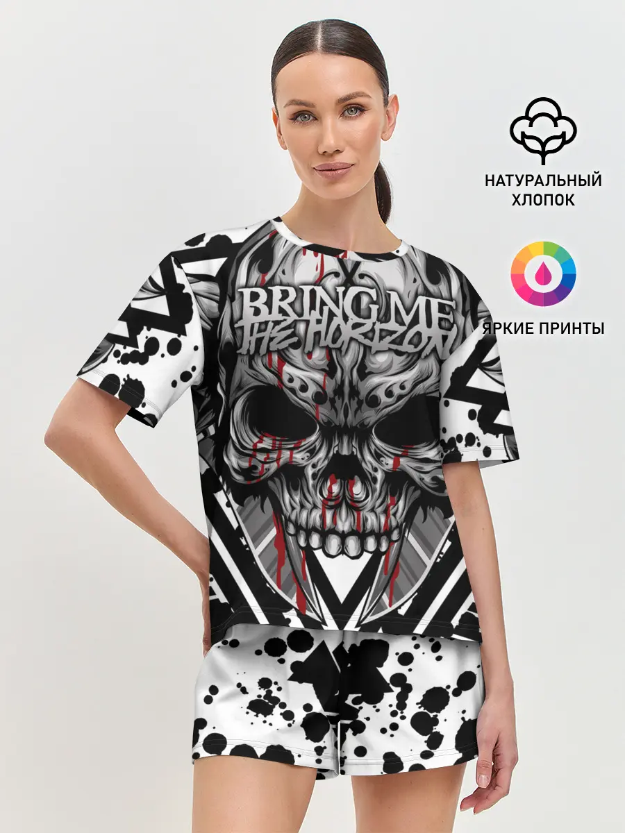 Женская пижама с шортами / Bring Me the Horizon