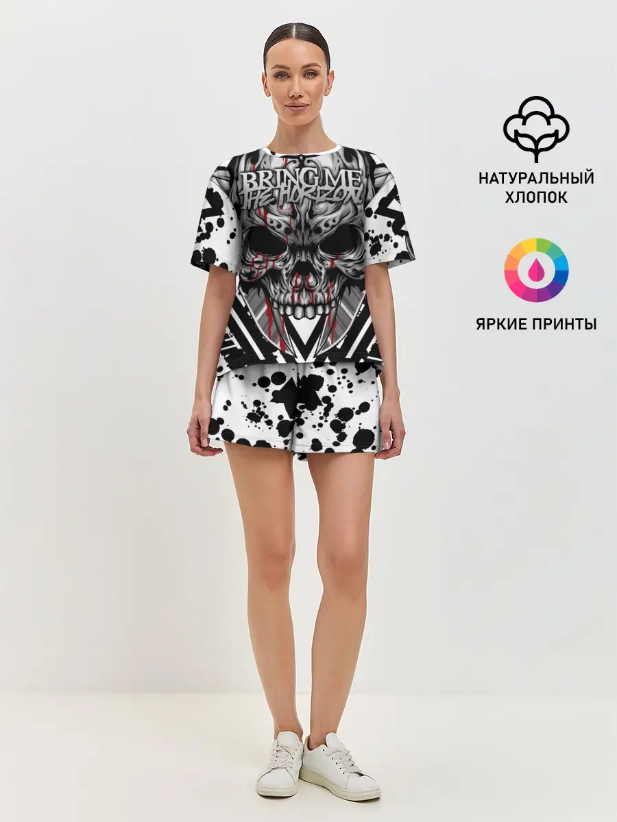 Женская пижама с шортами / Bring Me the Horizon