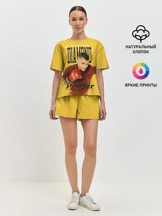 Женская пижама с шортами / Diamond Poirier