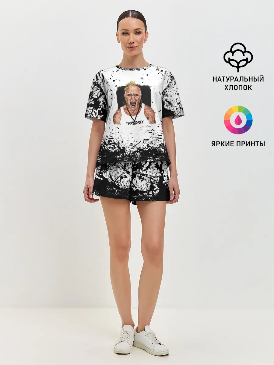 Женская пижама с шортами / THE PRODIGY | ПРОДИДЖИ