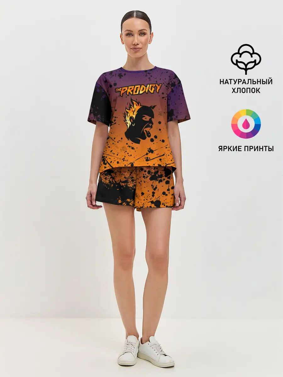 Женская пижама с шортами / THE PRODIGY | ПРОДИДЖИ