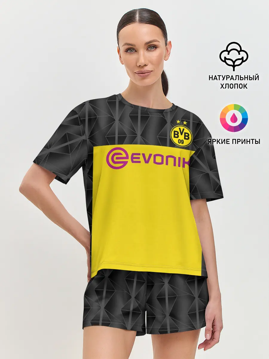 Женская пижама с шортами / Холанд home 19-20 UEFA