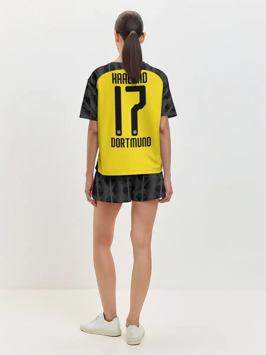 Женская пижама с шортами / Холанд home 19-20 UEFA