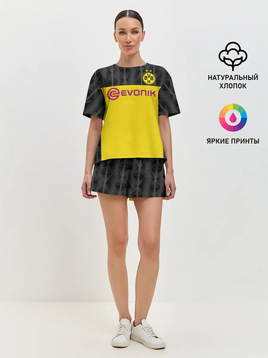 Женская пижама с шортами / Холанд home 19-20 UEFA