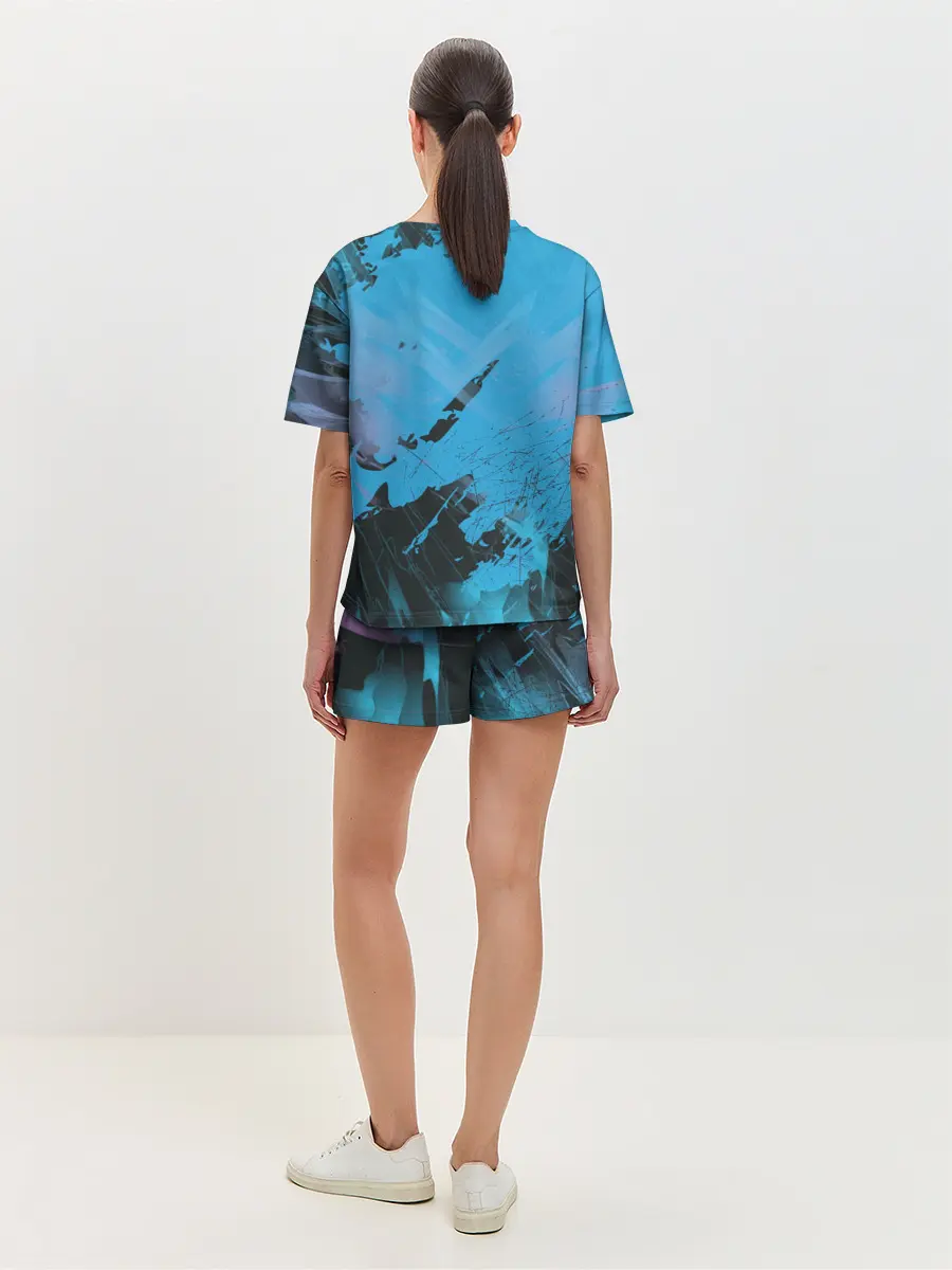 Женская пижама с шортами / Osamu and Chuya