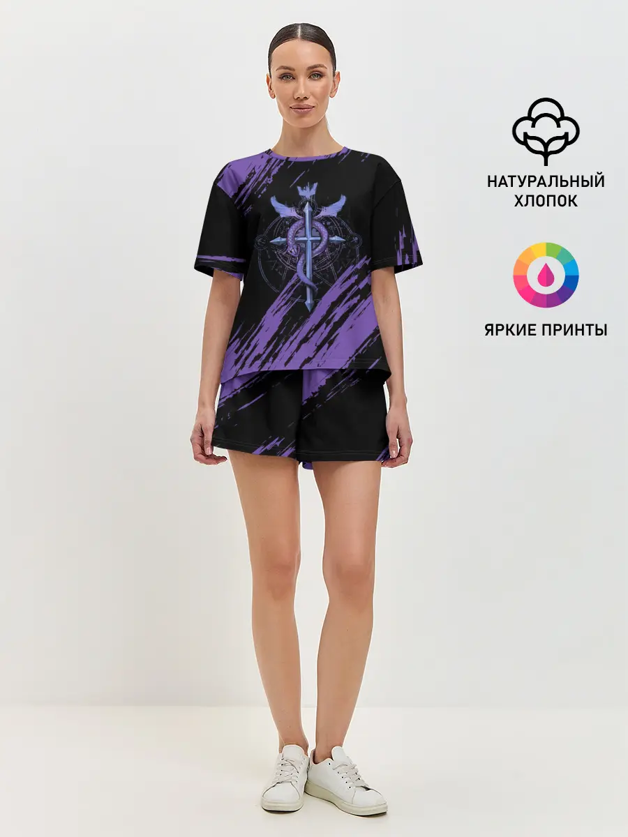 Женская пижама с шортами / Стальной алхимик