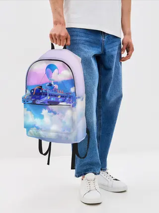 Рюкзак джинсовый / Fortnite Bus