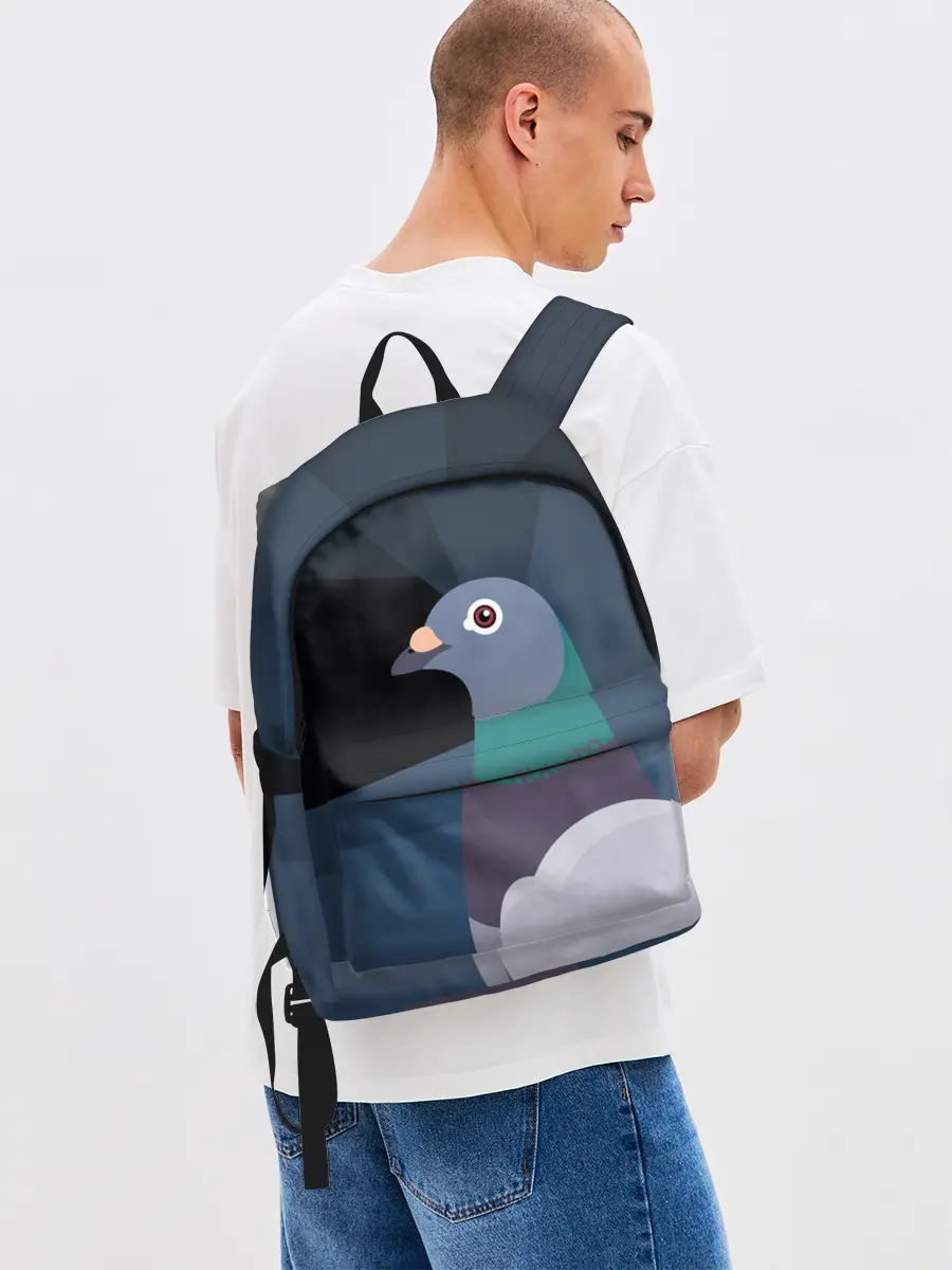 Рюкзак джинсовый / Голубь Наташа