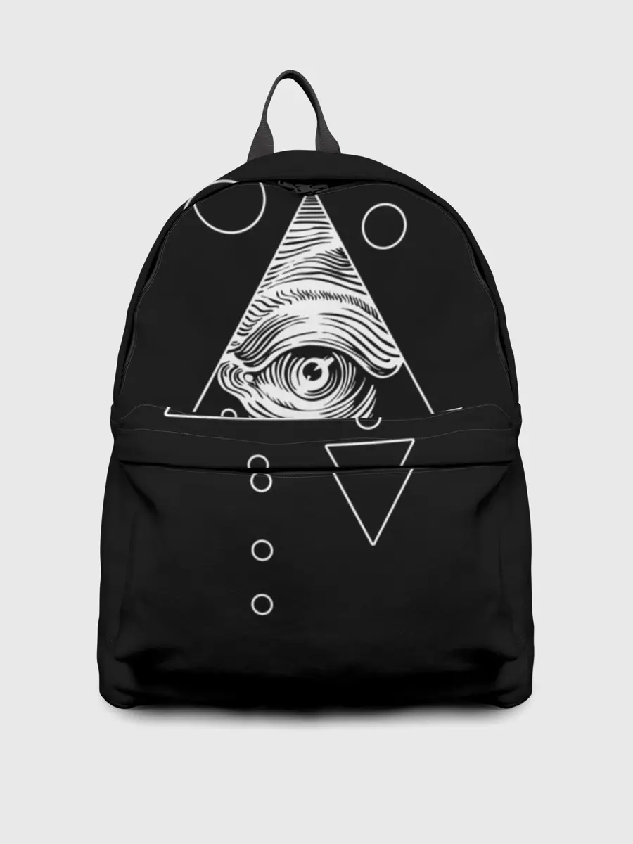 Рюкзак джинсовый / Всевидящее око