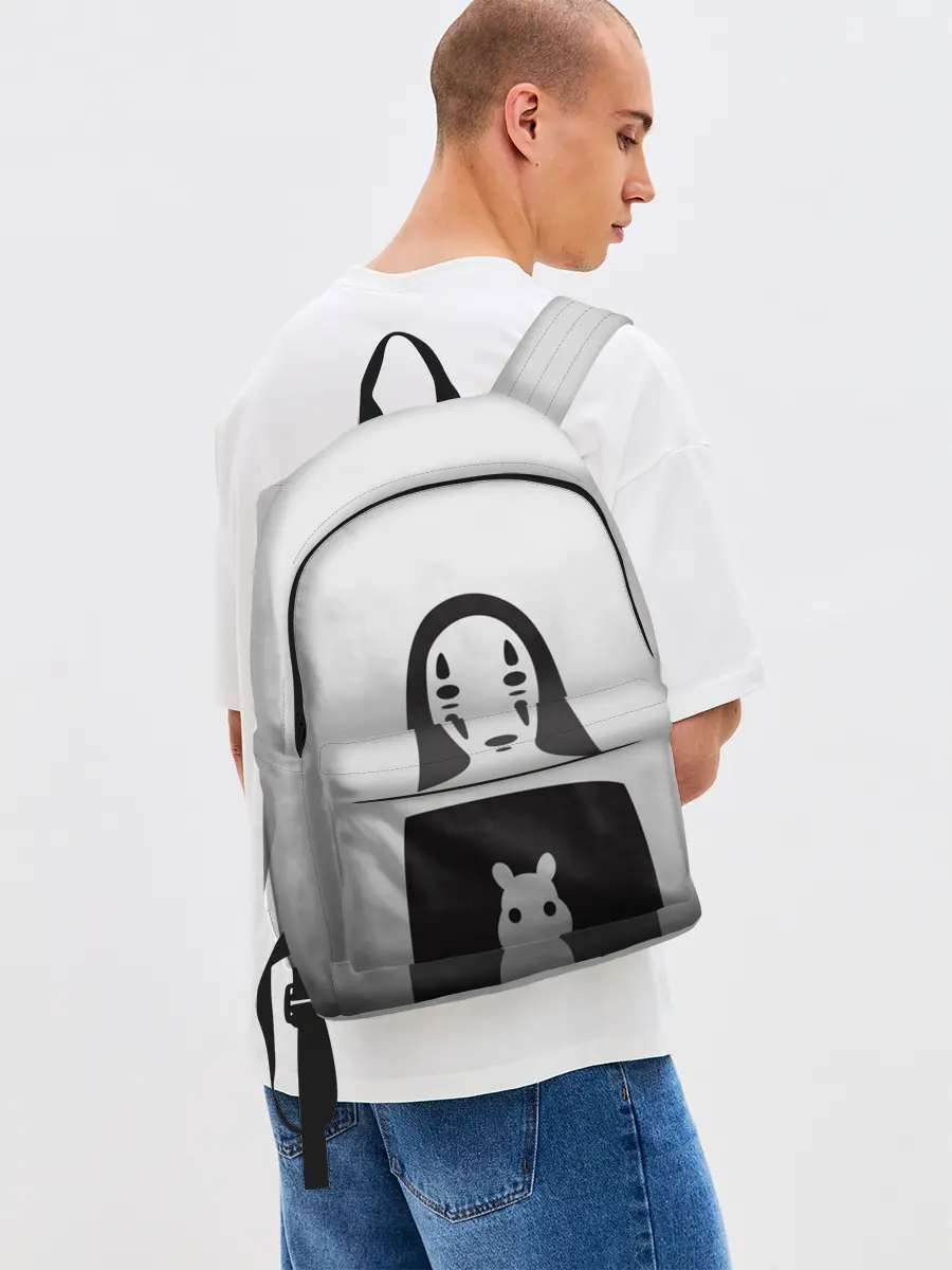 Рюкзак джинсовый / Каонаси и хомячок