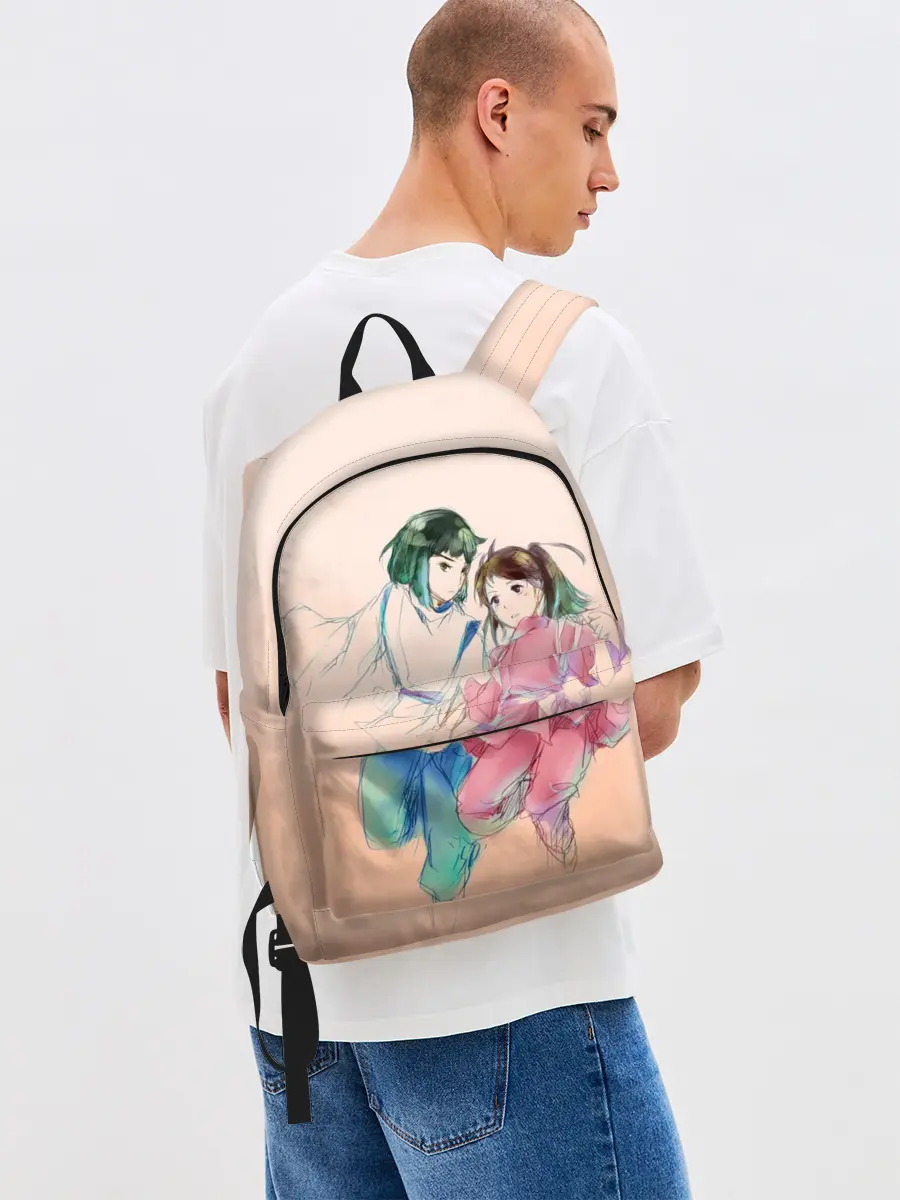 Рюкзак джинсовый / Тихиро и Хаку