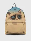 Рюкзак джинсовый / Grumpy cat ART