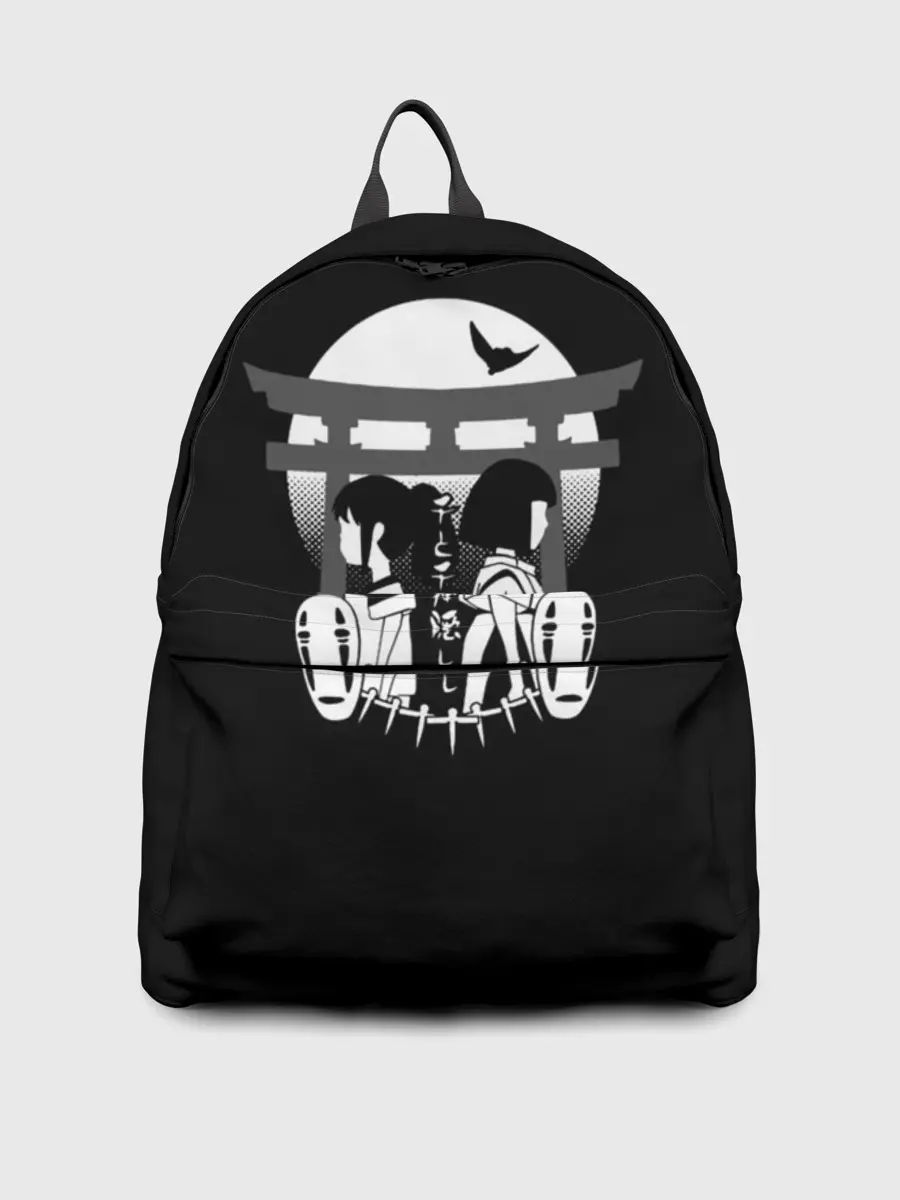 Рюкзак джинсовый / Хаку и Тихиро, спина к спине