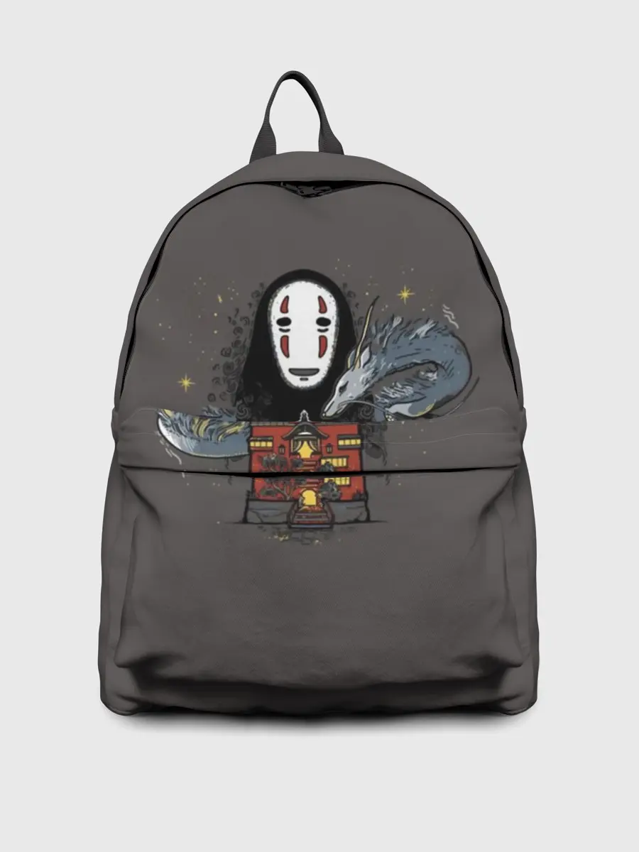 Рюкзак джинсовый / Каонаси, дракон и дворец