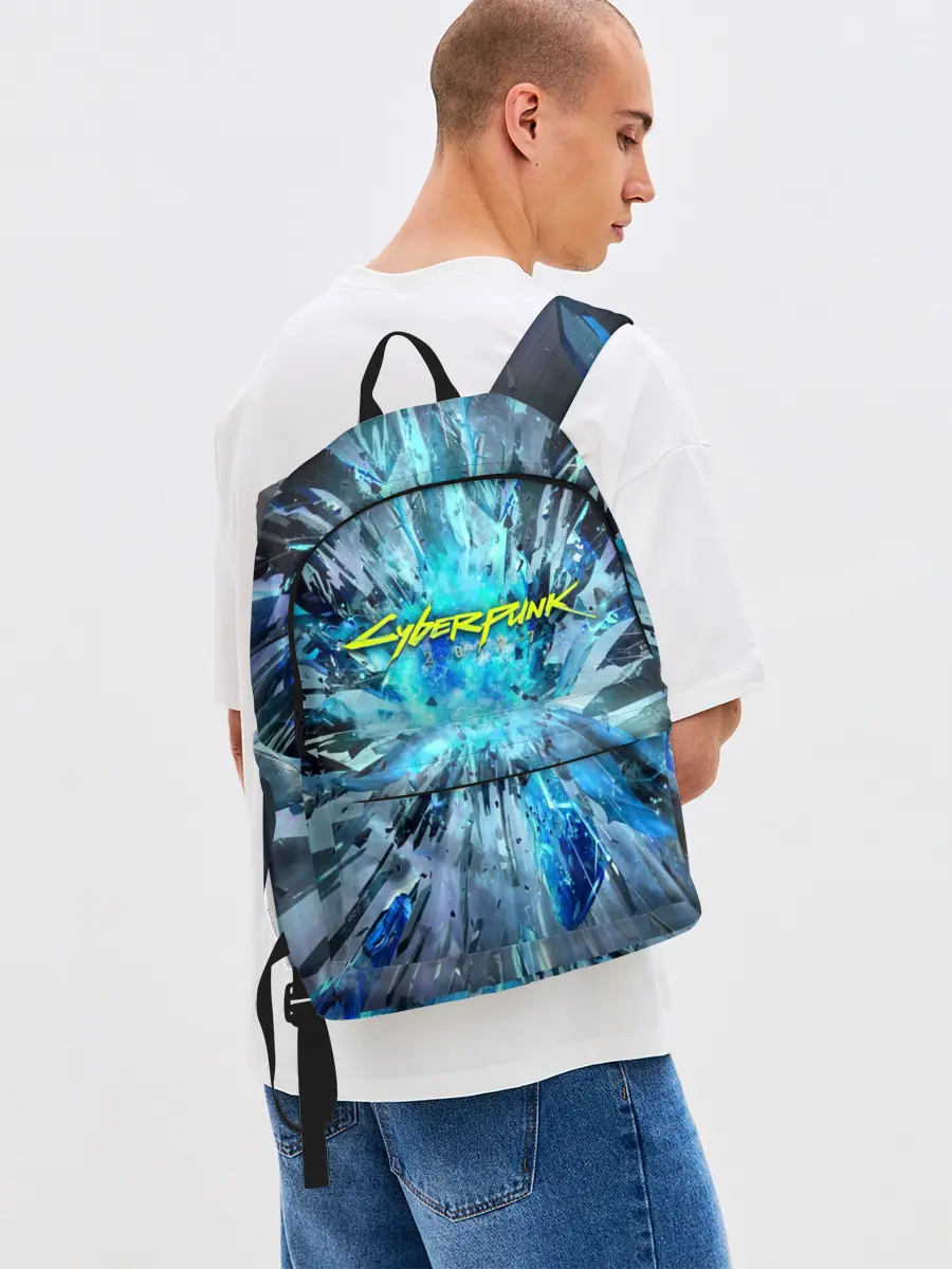Рюкзак джинсовый / CYBERPUNK 2077