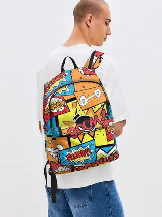 Рюкзак джинсовый / Boom Pop Art