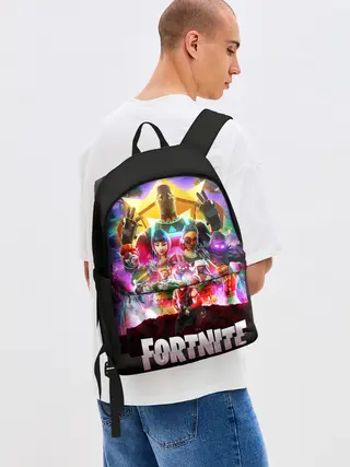 Рюкзак джинсовый / Fortnite Королевская Битва