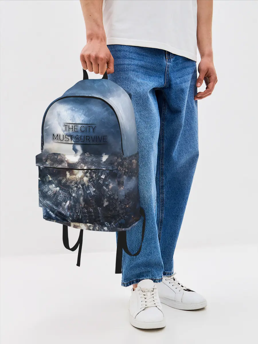 Рюкзак джинсовый / Фростпанк