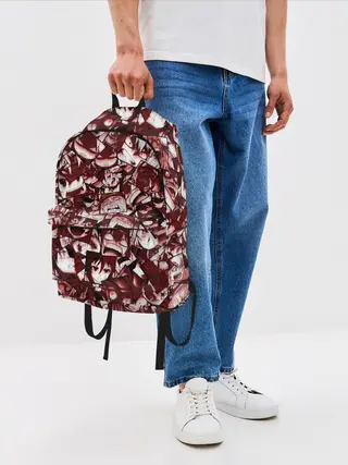 Рюкзак джинсовый / Ярость аниме