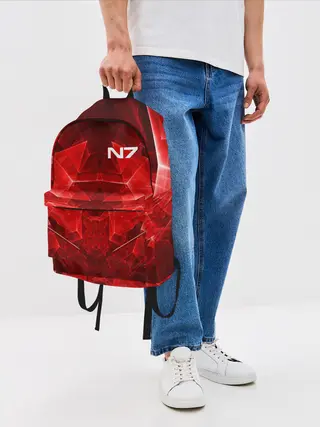 Рюкзак джинсовый / MASS EFFECT N7