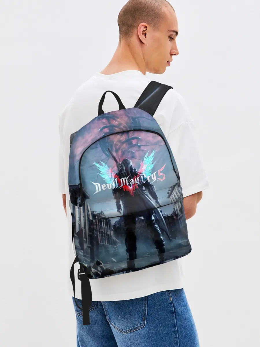 Рюкзак джинсовый / DEVIL MAY CRY 5